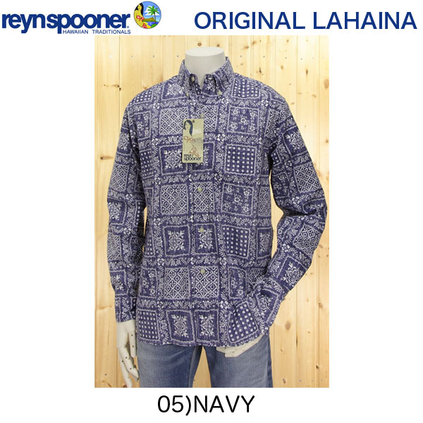 レインスプーナー　ラハイナセーラー　Mサイズ SHIPS別注】Reyn Spooner: 50th ANNIV ラハイナ―セーラー プル