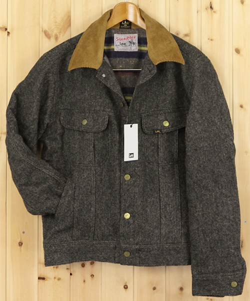 希少 Lee HARRIS TWEED STORM RIDER グレー M 希少 Lee HARRIS TWEED STORM RIDER グレー M（安いハリス