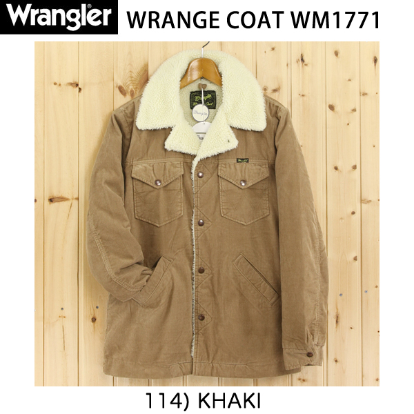 ラングラー（Wrangle)WRANGE COAT WM1771 コーディロイ-ランチコート